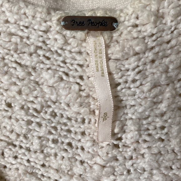 Free People Ivory Knit Sweater - Picture 3 of 3